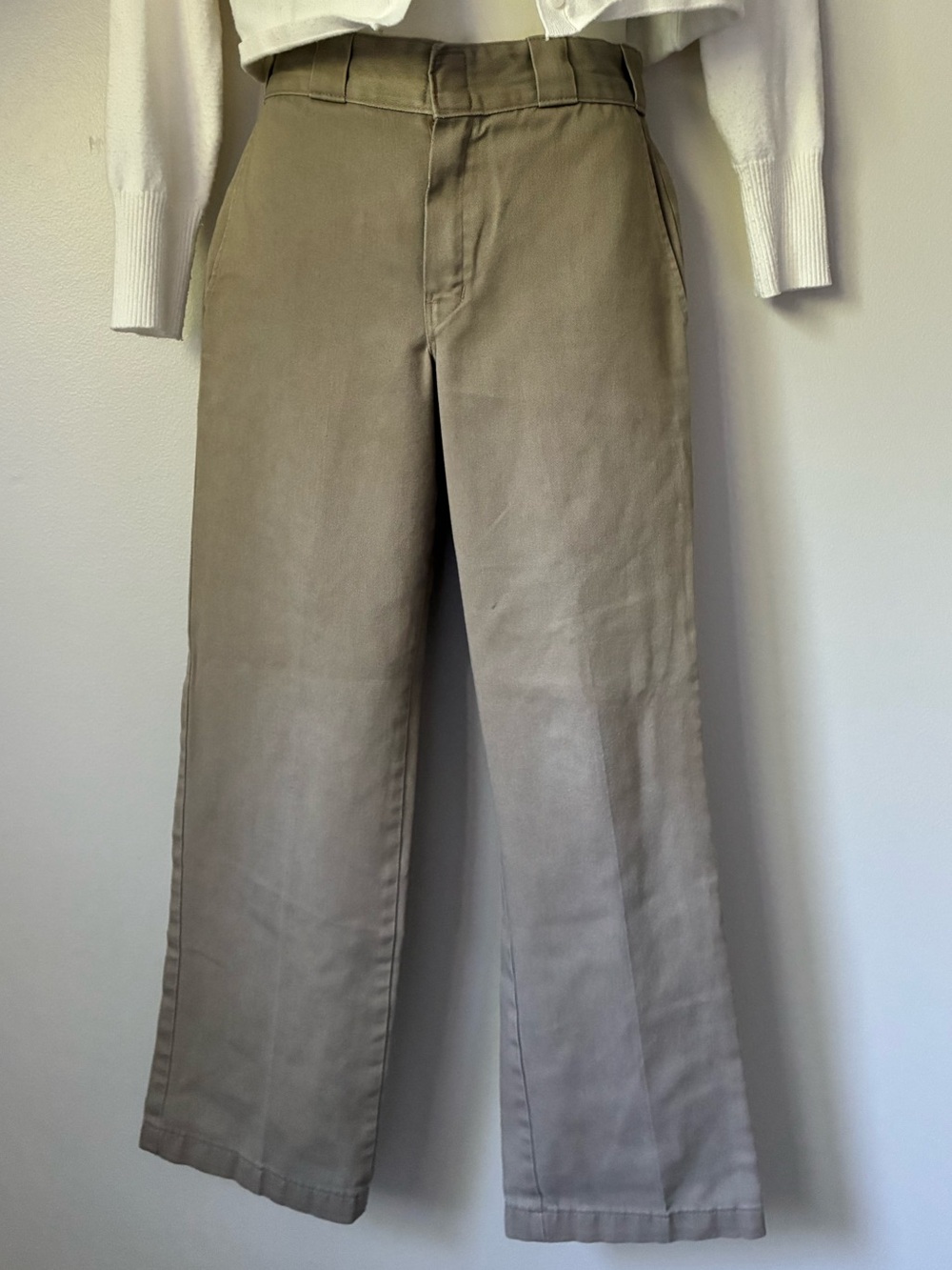 Dickies Straight-Leg Trousers in Khaki